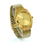 Men's Nixon Time Teller Gold Dial Yellow Gold-Tone 39mm Watch - A045-511