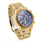 Invicta Specialty Chronograph Blue Dial Yellow Gold-Tone Men's Watch - 18162