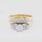 Breathtaking 1.04CTW Ladies Diamond Wedding Engagement14K Yellow Gold Ring 