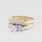 Breathtaking 1.04CTW Ladies Diamond Wedding Engagement14K Yellow Gold Ring 