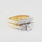 Breathtaking 1.04CTW Ladies Diamond Wedding Engagement14K Yellow Gold Ring 