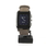 Vector Meridian Smartwatch Black Case Brown Leather Band Activity Tracker Watch 