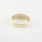 Elegant Mens 14K Yellow Gold Channel Set Diamond Band Hand Engraved Wedding Ring