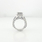 Princess-Cut 3.28 Carat Total Diamond Ladies Engagement Ring 14K White Gold 