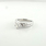 Amazing Rare 0.62 Heart Shaped Ladies Diamond Engagement Ring In 14K White Gold