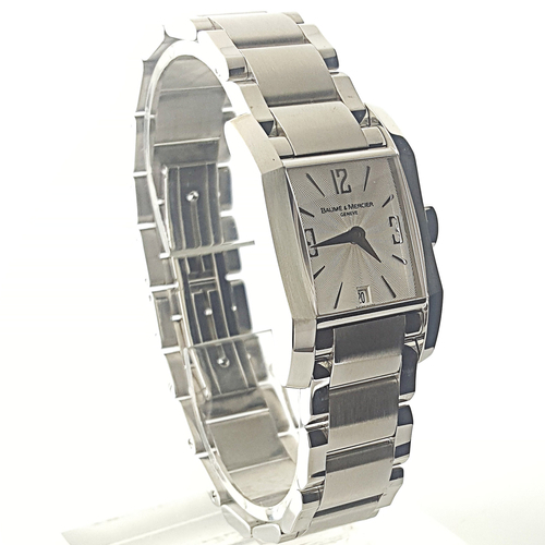 Baume Mercier Diamant 22mm Model 65488 Stainless Steel Ladies Quartz ...