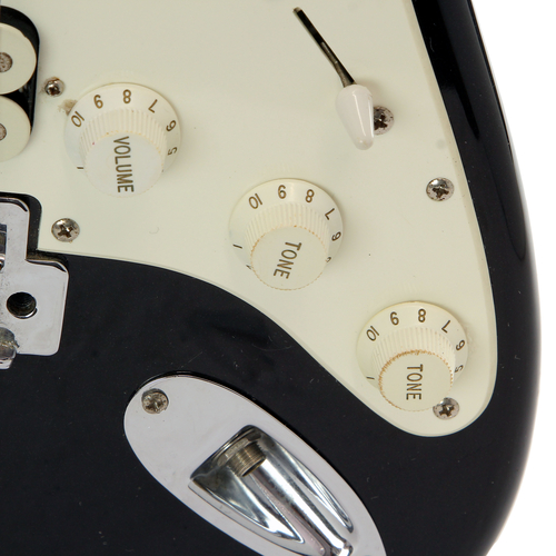 Fender Starcaster Black & White Indonesian Made Beginner Starter