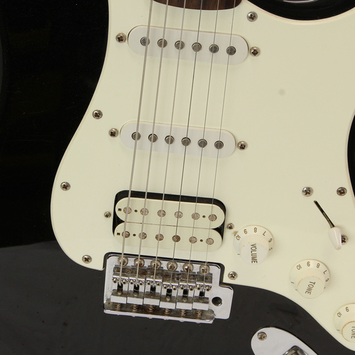 Fender Starcaster Black & White Indonesian Made Beginner Starter