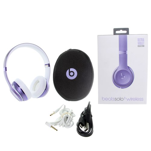 A1796 Solo 3 Wireless Ultra Violet Collection Purple Headphones | Outofpawn.com