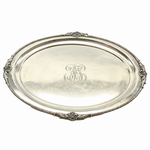 Antique Sterling Gotham A5350 Platter Rare 925 Silver Serving Tray 15