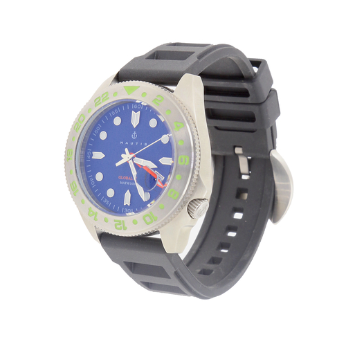 Nautis Global Dive 316L Date SubDial Men's Bracelet Watch