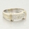 Vintage Ladies 14k White&Yellow Gold 0.35ctw Diamond Anniversary Ring Jewelry