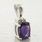 Edwardian Ladies 14K White Gold 8.15cts Amethyst Diamond Jewelry Set