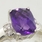 Edwardian Ladies 14K White Gold 8.15cts Amethyst Diamond Jewelry Set