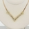 Ladies Yellow Gold Diamond Necklace