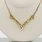 Ladies Yellow Gold Diamond Necklace