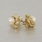 Estate 14K Yellow Gold Pearl & Diamond Jewelry Set
