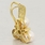 Exquisite Ladies 14K Yellow Gold Pearl&Diamond 3PC Jewelry Set