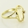 Wonderful Natural 14K Yellow Gold Pearl Diamond Fashion Ring