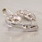 Lovely Vintage Estate 10K White Gold Baguette Diamond Heart Shape Pendant