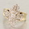 Magnificent Ladies 14K Yellow Gold Diamond Cluster Ring Jewelry