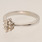 Sparkling Ladies 14K White Gold Diamond 0.60CTW Cluster Ring Jewelry