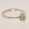 Sparkling Ladies 14K White Gold Diamond 0.60CTW Cluster Ring Jewelry