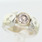 Modern Ladies 14K Yellow White Gold Diamond 1.34CTW Engagement Ring Jewelry