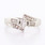 Elegant Ladies Vintage Estate 10K White Gold Marquise Diamond Engagement Ring