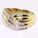 Beautiful Ladies Vintage Estate 10K Yellow Gold Diamond Right Hand Ring 