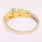Stunning Ladies Vintage 14K Two Tone Round Diamond Engagement Ring