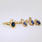 Ladies Estate 10K Yellow Gold Diamond Sapphire Ring Earrings Pendant Jewelry Set