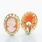 Breathtaking Ladies 14K Yellow Gold Cameo Pendant /  Pin Earring Set