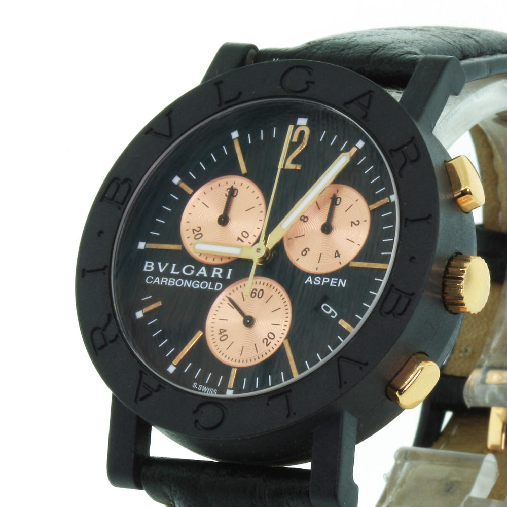 bvlgari carbon gold chronograph