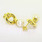 Lustrous Fine Estate Ladies 14K Yellow Gold White Pearl Earrings Jewelry