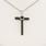 BARAKA European Designer 18K White Gold Cross Pendant