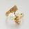 Retro 14k Yellow Gold Dual Pearl Ring Jewelry