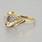 Sparkling Retro 14k Yellow Gold Diamond Engagement Ring Jewelry