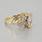 Sparkling Retro 14k Yellow Gold Diamond Engagement Ring Jewelry