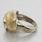 Vintage Retro 14k Yellow Gold Diamond Domed Ring Band