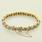 Dazzling 14K Yellow Gold Estate Diamond Tennis Bracelet