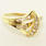 Estate Vintage Ladies 10K Yellow Gold Diamond Ring 