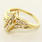 Estate Vintage Ladies 10K Yellow Gold Diamond Ring 