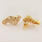 Unique Estate Diamond 14K Yellow Gold Diamond Stud Earring Jewelry Pair