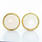 Elegant Ladies 10K Yellow Gold White Coral French Clip Earrings