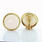 Elegant Ladies 10K Yellow Gold White Coral French Clip Earrings