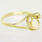 Beautiful Ladies 14K Yellow Gold Pear Shape Fire Opal Diamond Ring