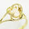 Beautiful Ladies 14K Yellow Gold Pear Shape Fire Opal Diamond Ring