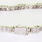 Stunning Ladies 14k White Gold Double Row Tennis Bracelet Cubic Zirconia Stones