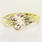 Gorgeous Ladies 10K Yellow Gold Vintage Estate Diamond Anniversary Ring